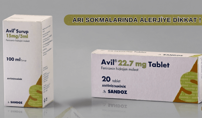 Avil İlacı ve Arı Sokmalarında Kullanımı Hakkında Bilgilendirme