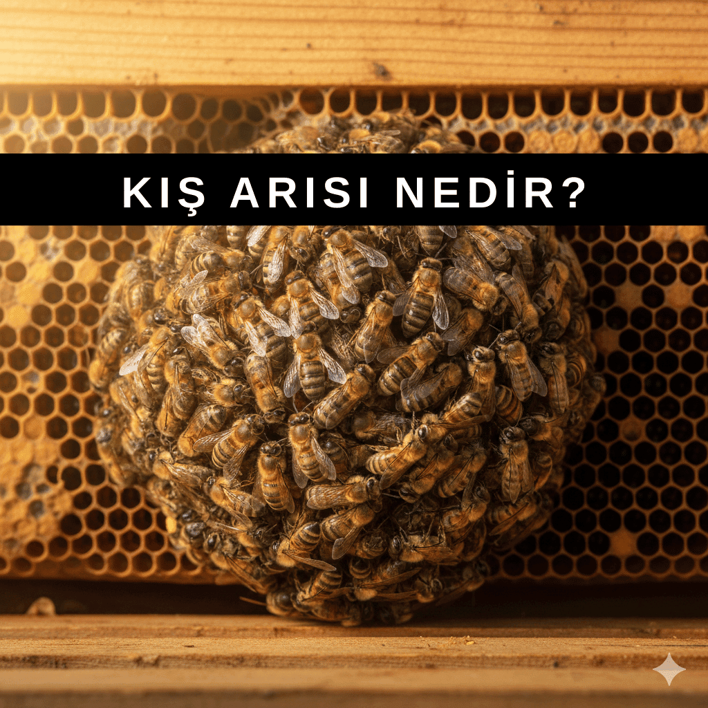 Kış arılarının kovanda salkım oluşturarak koloniyi sıcak tutması