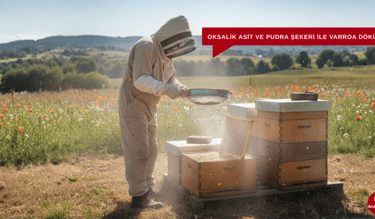 Oksalik Asit ve Pudra Şekeri ile Varroa Mücadelesi (Toz Uygulama Yöntemi)