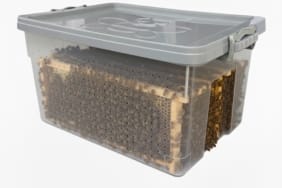 Paket arı teslimatı — kovan kutuları ile ambalajlanmış paket arıların teslim görüntüsü