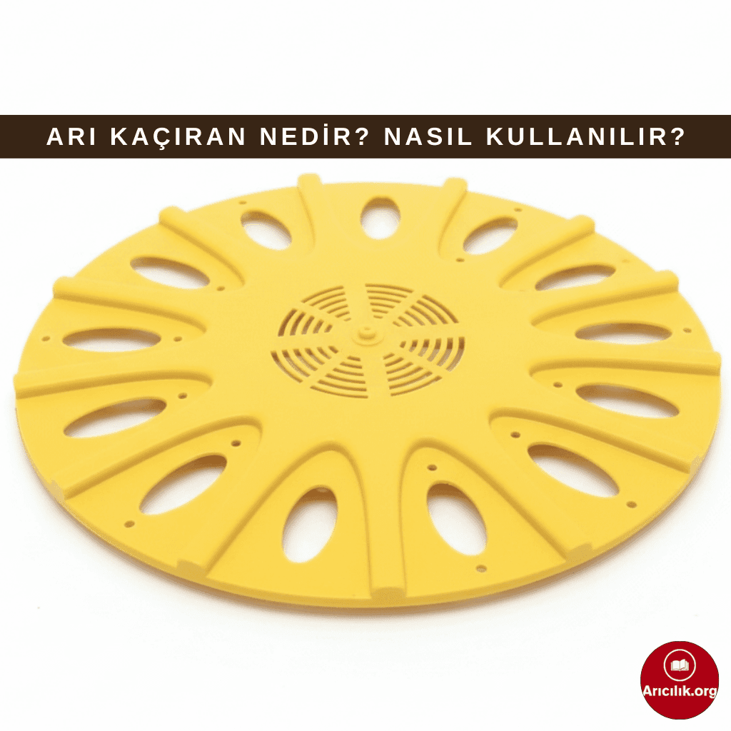 Bal hasadı için ballık ile yavruluk arasına yerleştirilen arı kaçıran ekipmanı