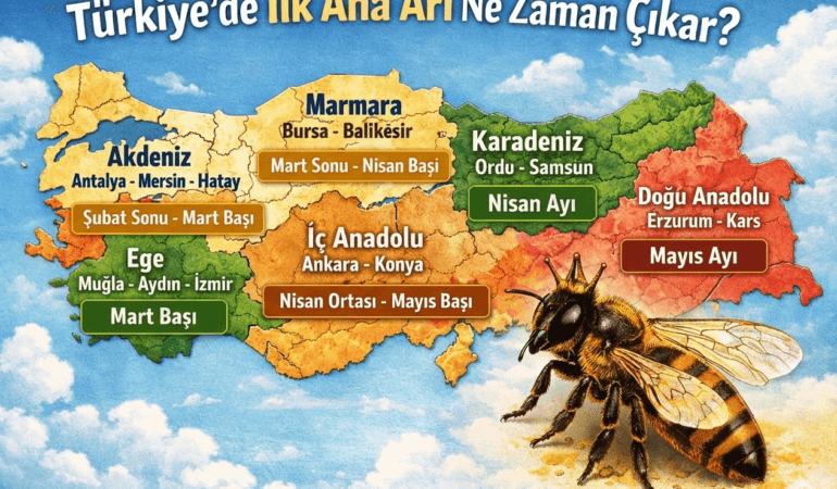 Türkiye’de İlk Ana Arı Ne Zaman Çıkar?