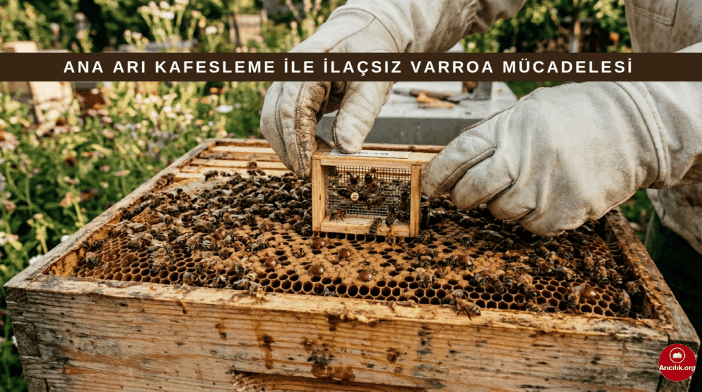 Ana arı kafesleme yöntemi ile ilaçsız varroa mücadelesi