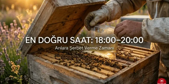 Arılara Şerbet Saat Kaçta Verilir? (18:00–20:00) En Doğru Saat ve Kritik Hata