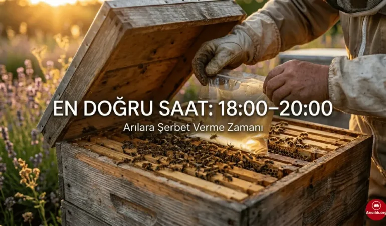 Arılara Şerbet Saat Kaçta Verilir? (18:00–20:00) En Doğru Saat ve Kritik Hata