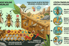 Arıcılıkta Düşük Verimin Başlıca Nedenleri