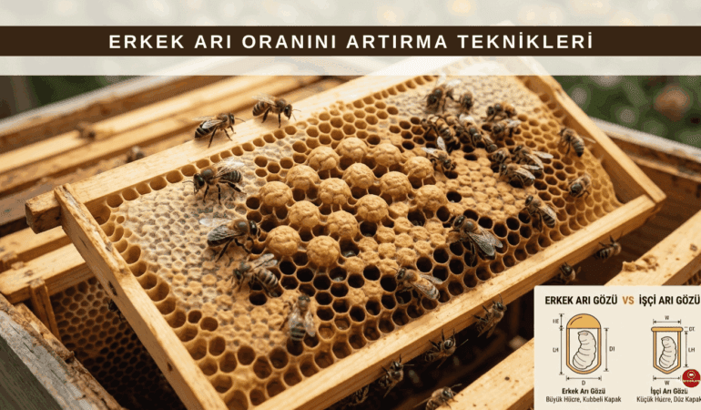 Kovandaki Erkek Arı Oranı Nasıl Artırılır? En Etkili ve Doğru Yöntemler