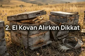 İkinci el arı kovanı alırken dikkat edilmesi gerekenler, çürümüş ve tahta kurusu olan eski arı kovanları