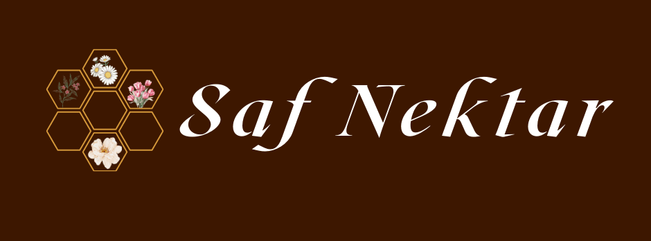 SafNektar kurumsal logosu - 1990'dan beri doğal arıcılık ve bal üretimi markası.