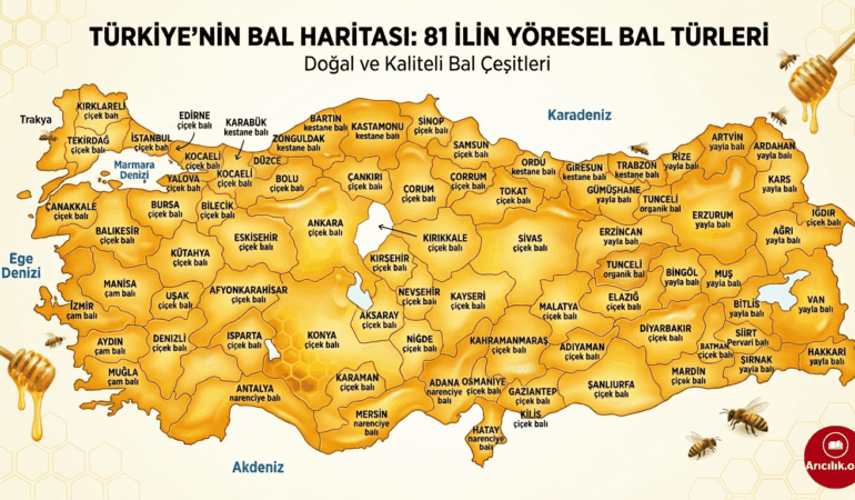 2026 Türkiye Arıcılık Haritası: Bölgesel Bal Türleri ve Verim Analizi