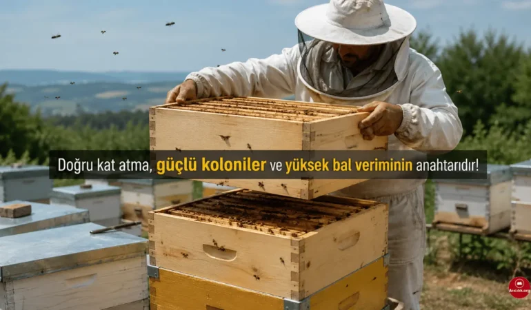 Arıcılıkta İdeal Kat Atma Yöntemi: Alttan 2 Çıta Çekme Tekniği Nasıl Yapılır?