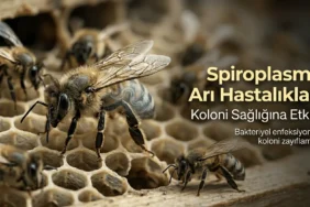 Spiroplasma arı hastalığı enfekte arı ve koloni zayıflaması