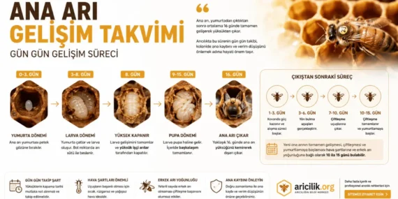 Ana Arı Kaç Günde Çıkar? Ana Arı Gelişim Süreci