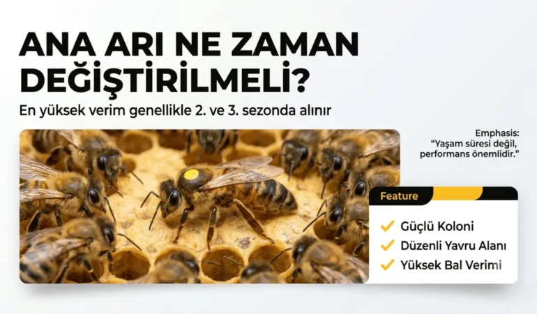 Ana Arı Ömrü Kaç Yıldır? Ana Arı Ne Zaman Değiştirilmeli?