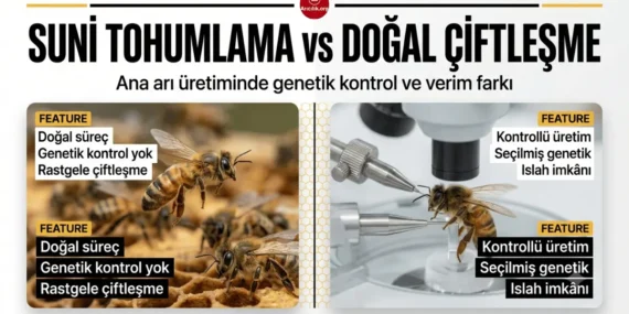Suni Tohumlama ile Doğal Çiftleşme Arasındaki Fark (Ana Arı Üretiminde)