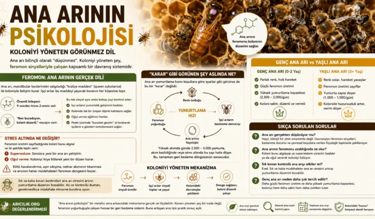 Ana Arının Psikolojisi: Koloniyi Gerçekte Ne Yönetir?