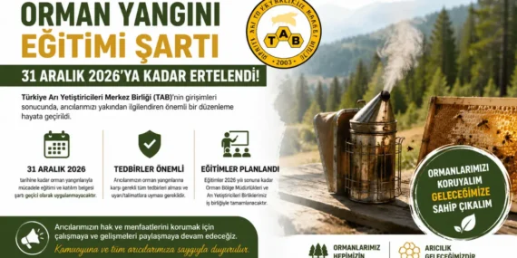 Orman Yangını Eğitimi Şartı 31 Aralık 2026’ya Kadar Ertelendi