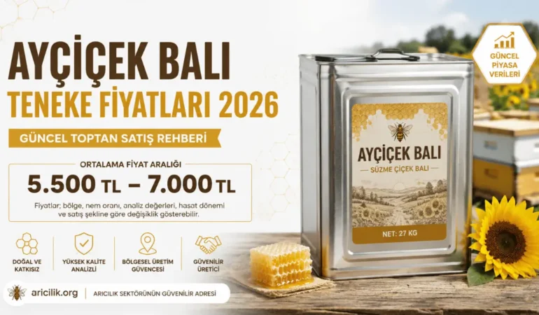 Ayçiçek Balı Teneke Fiyatları 2026: Güncel Toptan Satış Rehberi