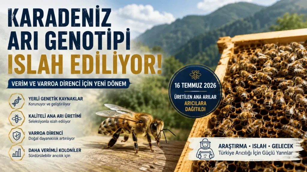 Karadeniz arı genotipi ıslahı