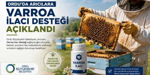 Ordu’da Arıcılara Varroa İlacı Desteği Açıklandı