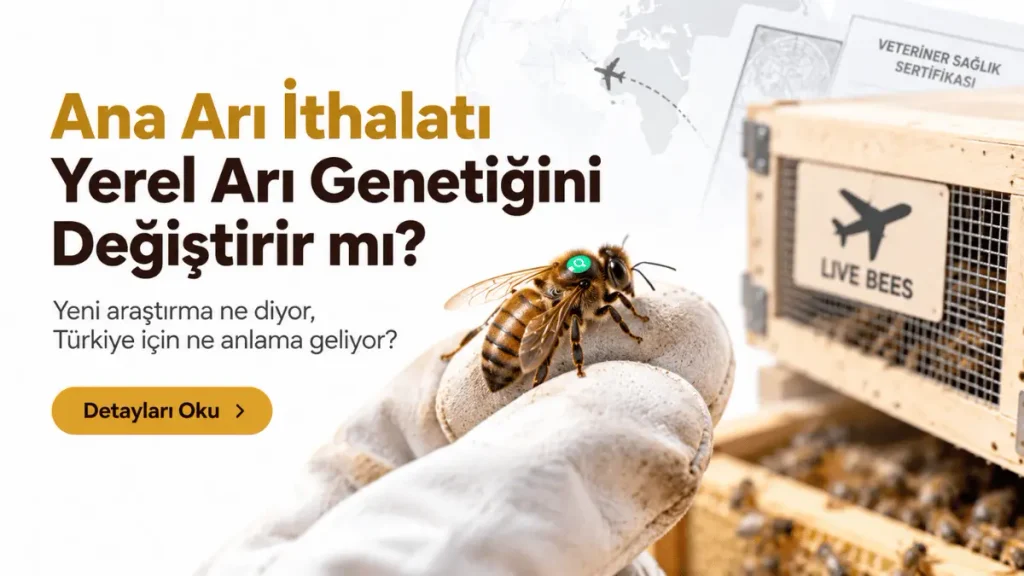 Ana arı ithalatı ve yerel arı genetiği