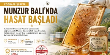 Munzur Balı hasadı Tunceli