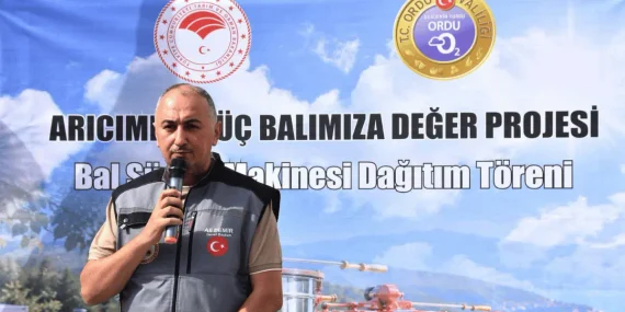 Ordu’da Arıcılara Yüzde 70 Hibeli Bal Süzme Makinesi Desteği